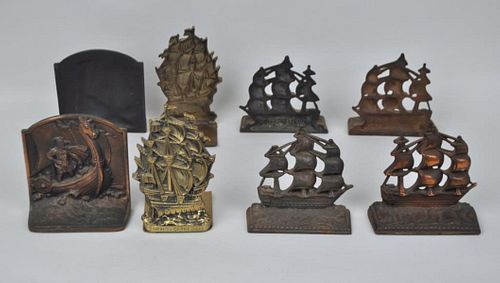 Four Pair Nautical Themed Bookends