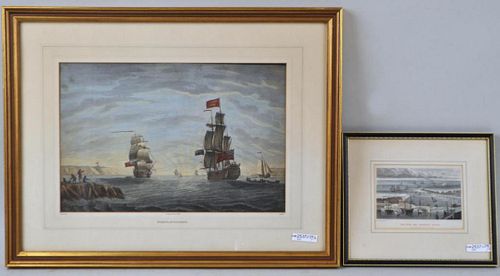 Two Framed British Marine Engravings