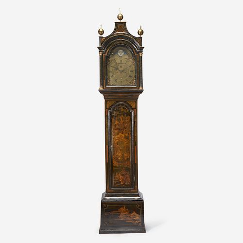 A George III Japanned Tall Case Clock Thomas Wagstaffe (1724-1802), London, late 18th century