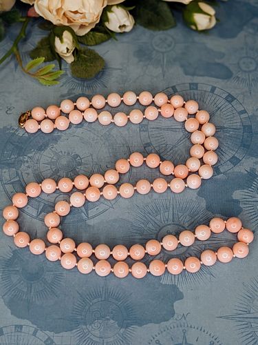 Angel Skin Coral Necklace