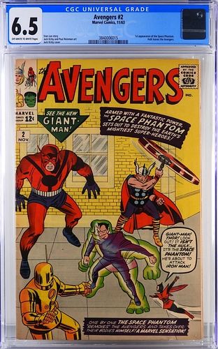 Marvel Comics Avengers #2 CGC 6.5