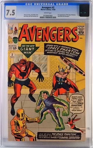 Marvel Comics Avengers #2 CGC 7.5