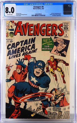 Marvel Comics Avengers #4 CGC 8.0