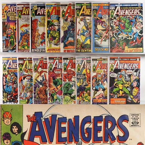 28PC Marvel Comics Avengers #92-#160 Group
