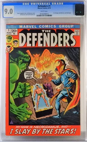 Marvel Comics Defenders #1 CGC 9.0