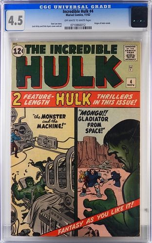 Marvel Comics Incredible Hulk #4 CGC 4.5