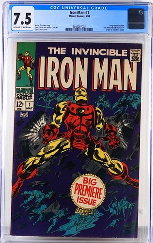Marvel Comics Iron Man #1 CGC 7.5