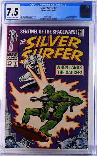 Marvel Comics Silver Surfer #2 CGC 7.5