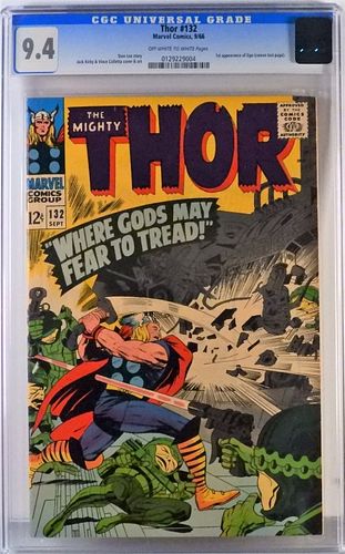 Marvel Comics Thor #132 CGC 9.4