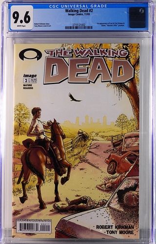Image Comics Walking Dead #2 CGC 9.6