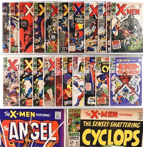 21PC Marvel Comics X-Men #11-#46 Group