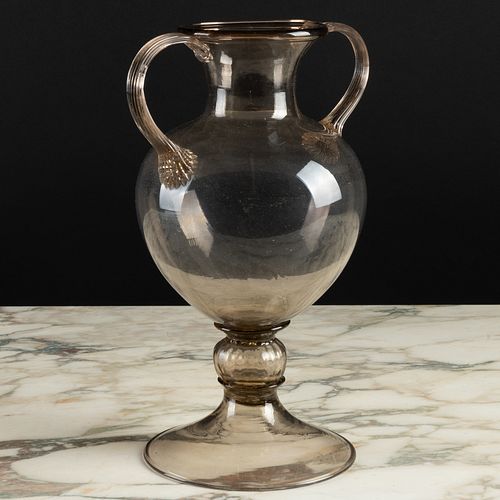Italian Blown Glass Vase 