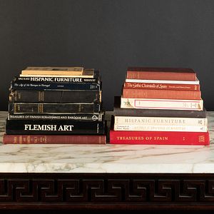 Miscellaneous Group of Books on Spanish Furniture And Interiors