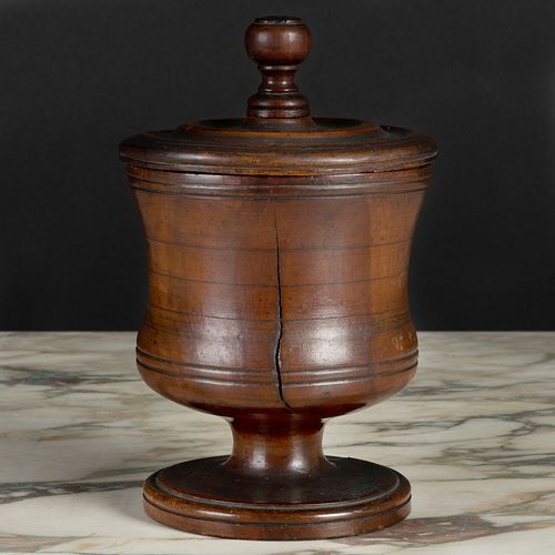 English Yewwood Covered Cup 