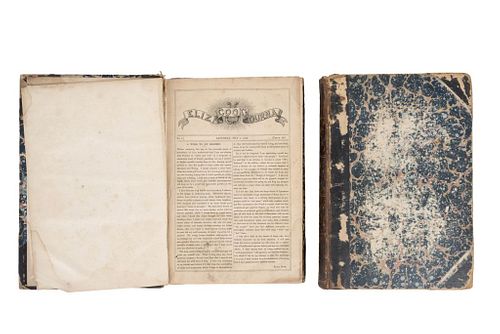 Owen Clarke, John. Eliza Cook's Journal. London: John Owen Clarke, 1849. Tomos I - II. Piezas: 2.