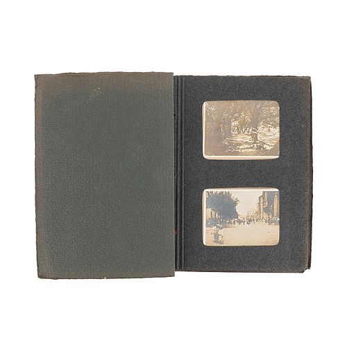 Álbum de Fotografías Antiguas de México. México, ca. 1900. 25 fotografías, plata sobre gelatina: Vistas, ruinas, tipos...