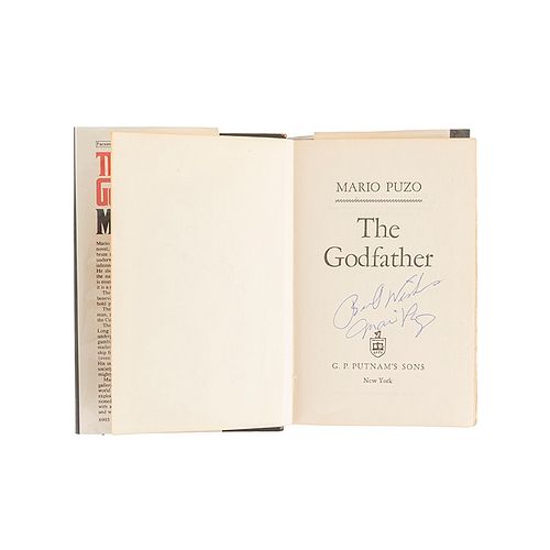 Puzo, Mario. The Godfather. New York: G. P. Putnam's Sons, 1969. 1a. ed. Firmado por Mario Puzo, con certificado. Pz: 2.
