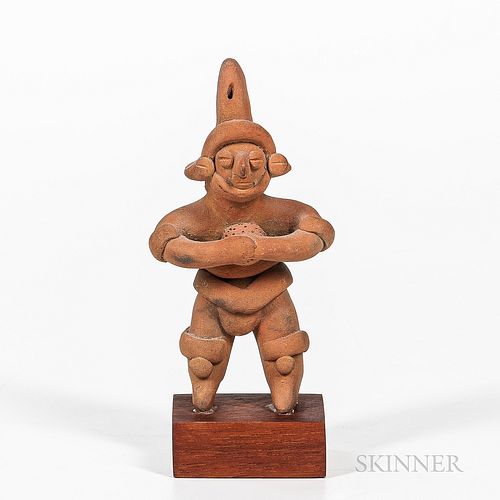 Standing Colima Clay Figure
