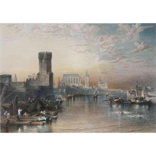 JMW Turner Print, Cologne From The River