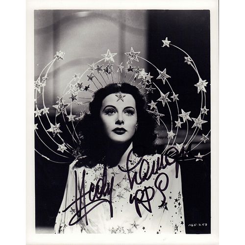Hedy Lamarr Photograph, Signed
