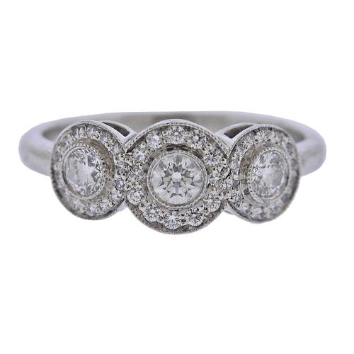 Tiffany & Co Circlet Platinum Diamond Ring