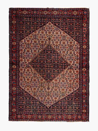 A Persian Senneh Wool Rug