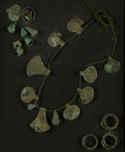 Pre-Columbian Copper Necklace Fragments