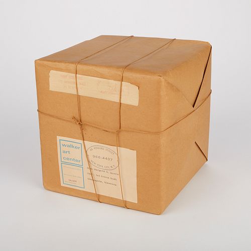 Christo "Wrapped Box" Sculpture 1966