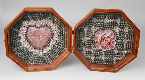 Helen Nemirow Beck Sailor's Valentine Hinged Octagonal Box