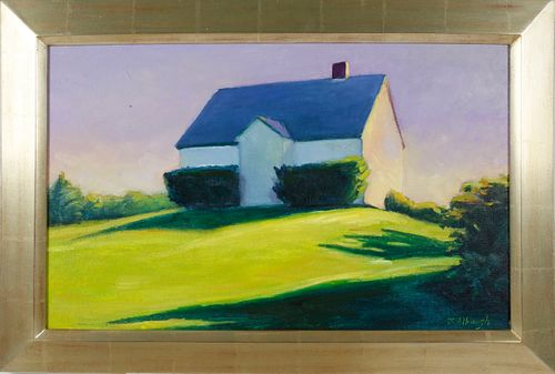 Joan Albaugh Oil on Board "Seen in the Light of a Better Day"