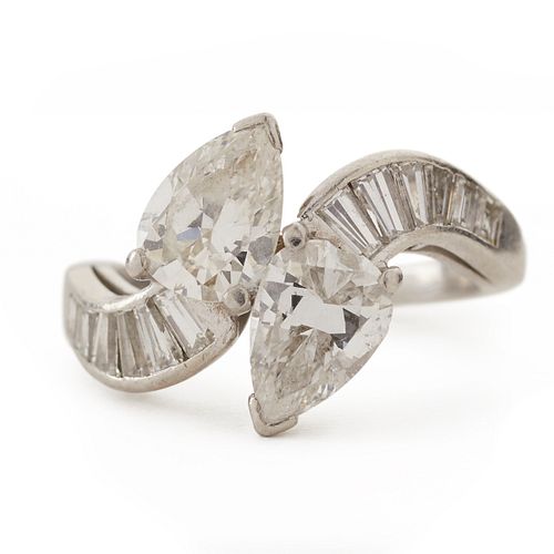 Women's Platinum Diamond Fashion Ring
