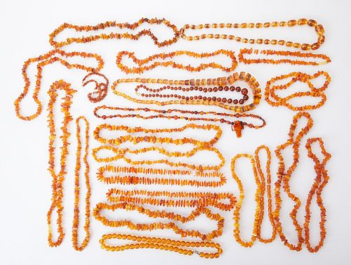 Grp: 21 Amber Necklaces