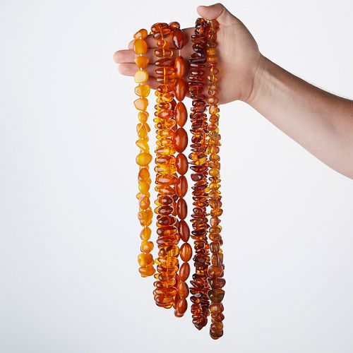 Grp: 5 Amber Necklaces