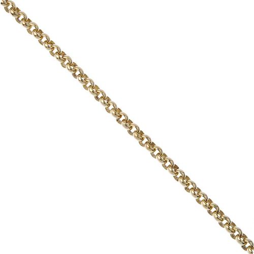(541441-4-A) A selection of jewellery. To include a 9ct gold belcher-link chain, a band ring, a 9ct