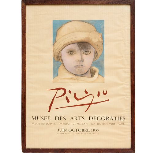 Pablo Picasso, 1955 poster
