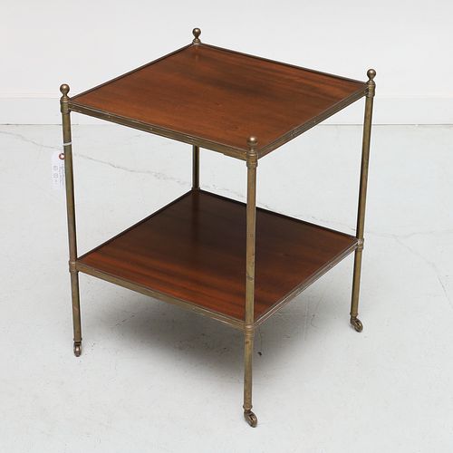 Mallett style two-tier occasional table