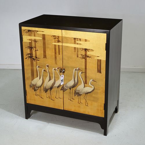 Japanese Art Deco style lacquered cabinet