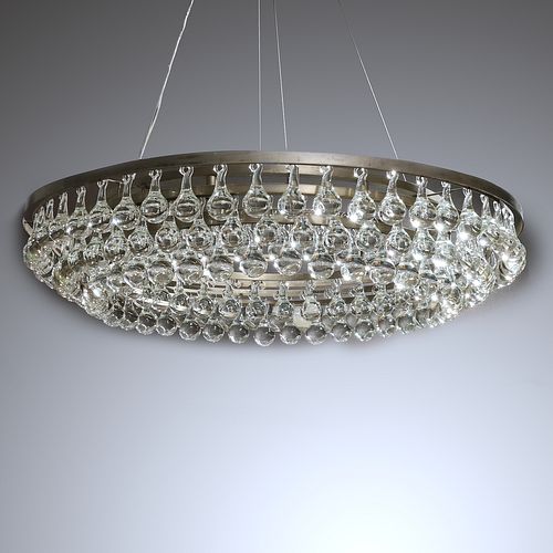 Artic Pear chandelier by JB Machining for Ochre