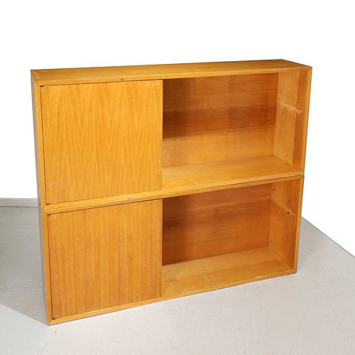 George Nelson, (2) "Basic Group" bookcase cabinets