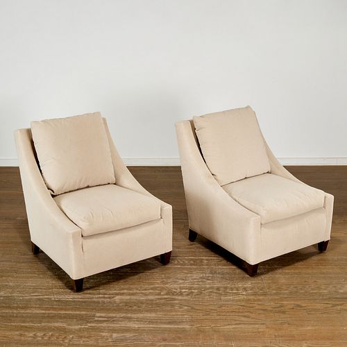 Pair Modern Designer club chairs
