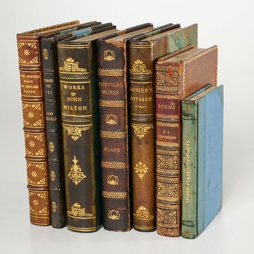 (7) Vols. decorative bindings, incl. Riviere & Son