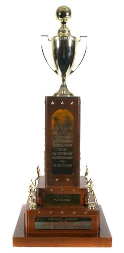 Monte Irvin 1951 New York Giants Trophy