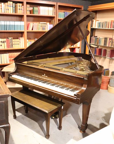 Steinway Mahogany Baby Grand Piano