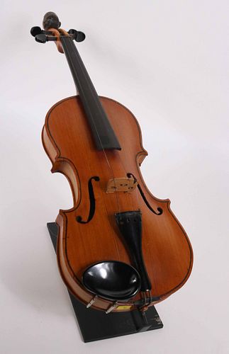 Folk Art Violin, Monkey's Head