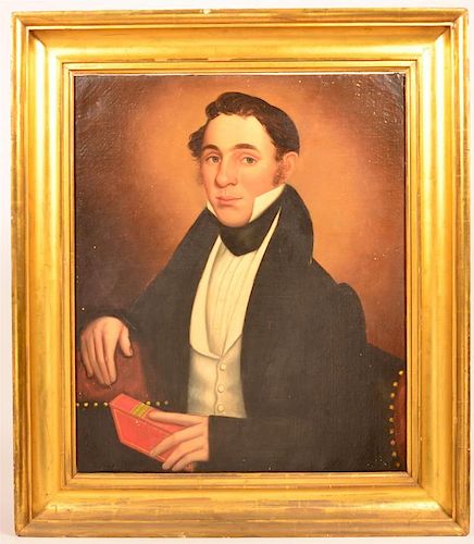 Canvas Portrait Painting of a Gentleman.