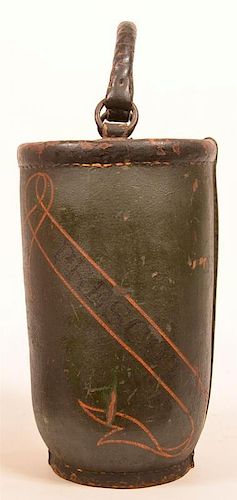 19th Century Leather Fire Bucket.