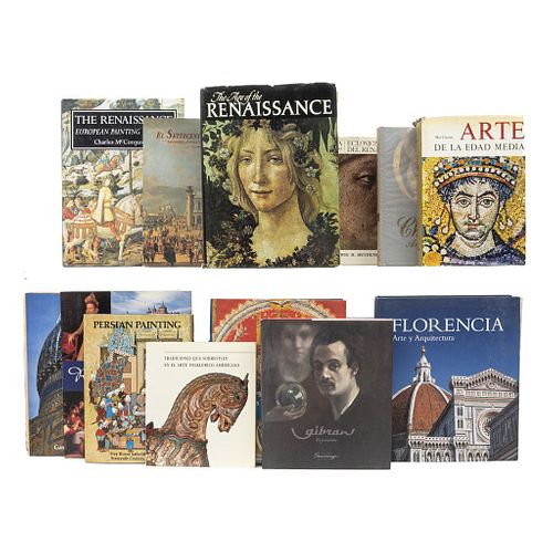 Libros sobre el Renacimiento. El Renacimiento en España / Arte en la Edad Media / The Renaissance European.. Piezas: 13.