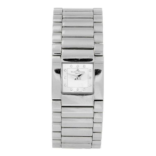 BAUME & MERCIER - a lady's Catwalk bracelet watch. Stainless steel case. Reference MV045197, serial