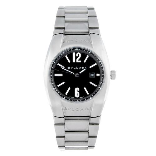 BULGARI - a mid-size Ergon bracelet watch. Stainless steel case. Reference EG30S, serial D0081. Sign
