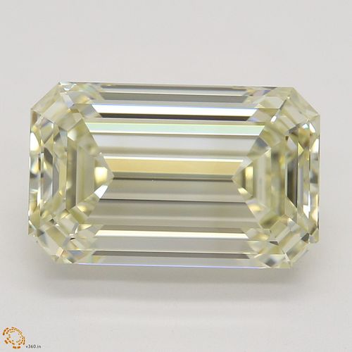 3.51 ct, Natural Fancy Light Brownish Yellow Even Color, VVS2, Emerald cut Diamond (GIA Graded), Appraised Value: $54,700 